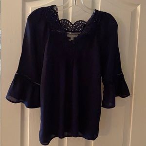 Navy blouse